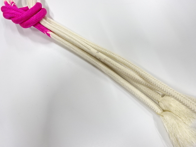 未使用品　正絹　手組帯締め